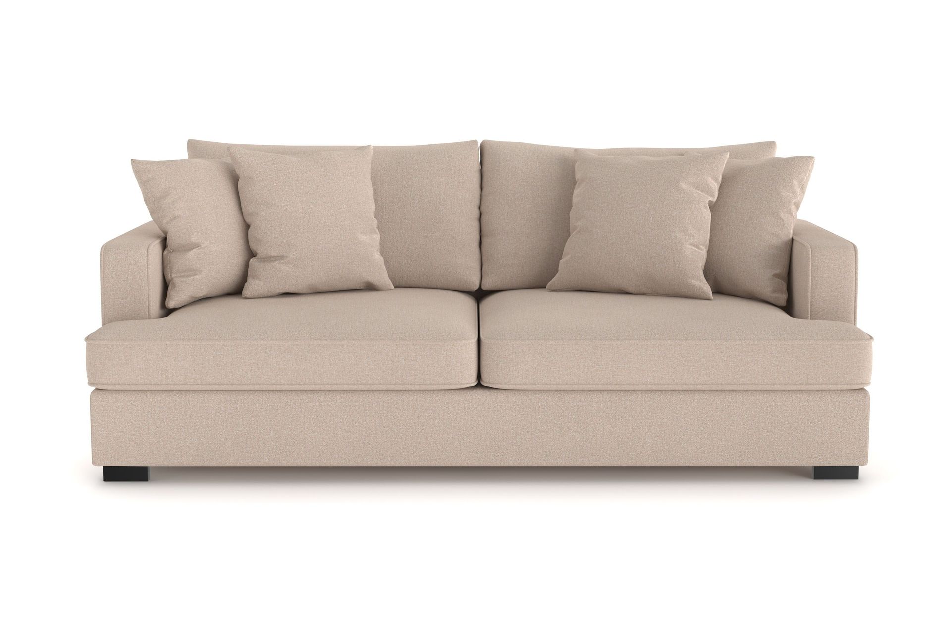 Rossita 3-sits Djup Soffa i Tyg - Beige