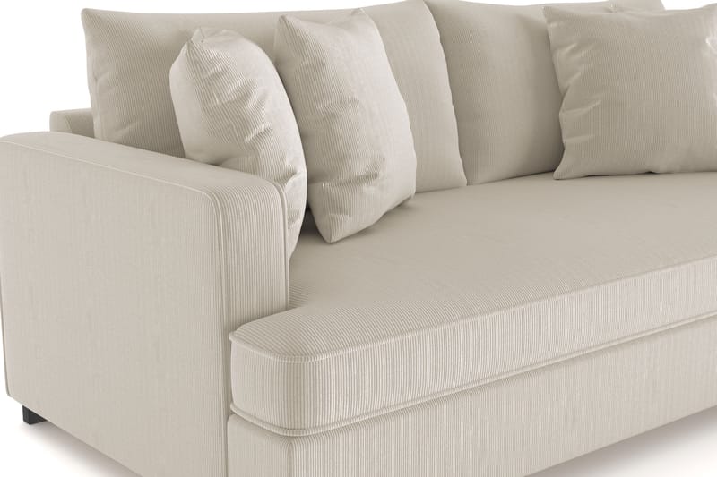 Rossita 3-sits Djup Soffa med hel dyna i Manchester - Greige - Möbler - Vardagsrum - Soffor - 3-sits soffor