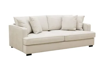 Rossita 3-sits Djup Tygsoffa - Beige - Möbler - Vardagsrum - Soffor - 3-sits soffor