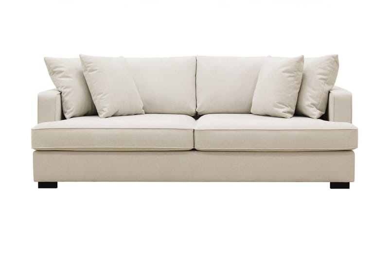Rossita 3-sits Djup Tygsoffa - Beige - Möbler - Vardagsrum - Soffor - 3-sits soffor