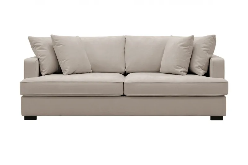 Rossita 3-sits Djup Tygsoffa - Brun - Möbler - Vardagsrum - Soffor - 3-sits soffor