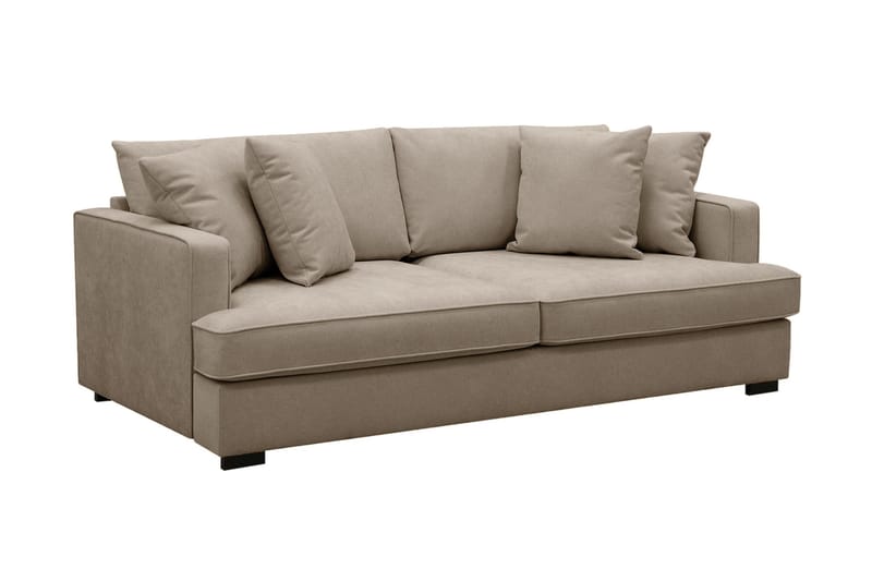 Rossita 3-sits Djup Tygsoffa - Brun - Möbler - Vardagsrum - Soffor - 3-sits soffor