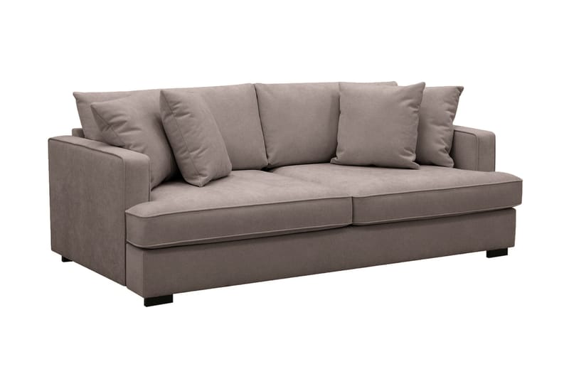 Rossita 3-sits Djup Tygsoffa - Brun - Möbler - Vardagsrum - Soffor - 3-sits soffor