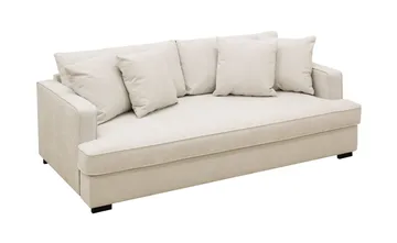 Rossita 3-sits Djup Tygsoffa med hel dyna - Beige - Möbler - Vardagsrum - Soffor - 3-sits soffor