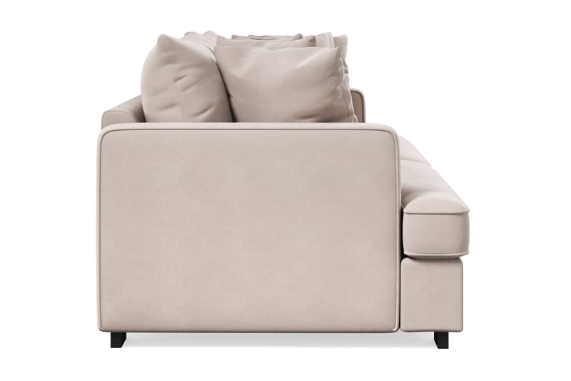 Rossita 4-sits Djup Sammetsoffa - Beige - Möbler - Vardagsrum - Soffor - Sammetssoffor
