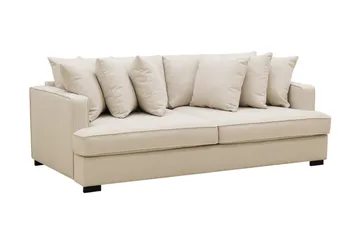 Rossita 4-sits Djup Soffa i Bouclé - Beige - Möbler - Vardagsrum - Soffor - 4-sits soffor