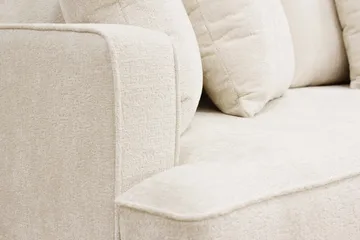 Rossita 4-sits Djup Soffa i Chenille - Beige - Möbler - Vardagsrum - Soffor - 4-sits soffor