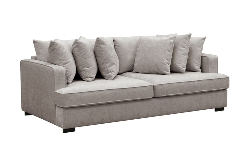 Rossita 4-sits Djup Soffa i Chenille - Grå / Brun - Möbler - Vardagsrum - Soffor - 4-sits soffor