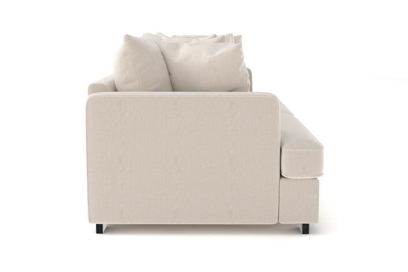 Rossita 4-sits Djup Soffa i Manchester - Beige - Möbler - Vardagsrum - Soffor - 4-sits soffor