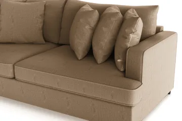 Rossita 4-sits Djup Soffa i Manchester - Brun - Möbler - Vardagsrum - Soffor - 4-sits soffor