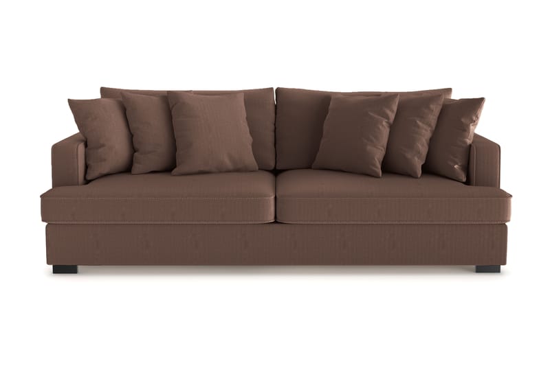 Rossita 4-sits Djup Soffa i Manchester - Brun - Möbler - Vardagsrum - Soffor - 4-sits soffor