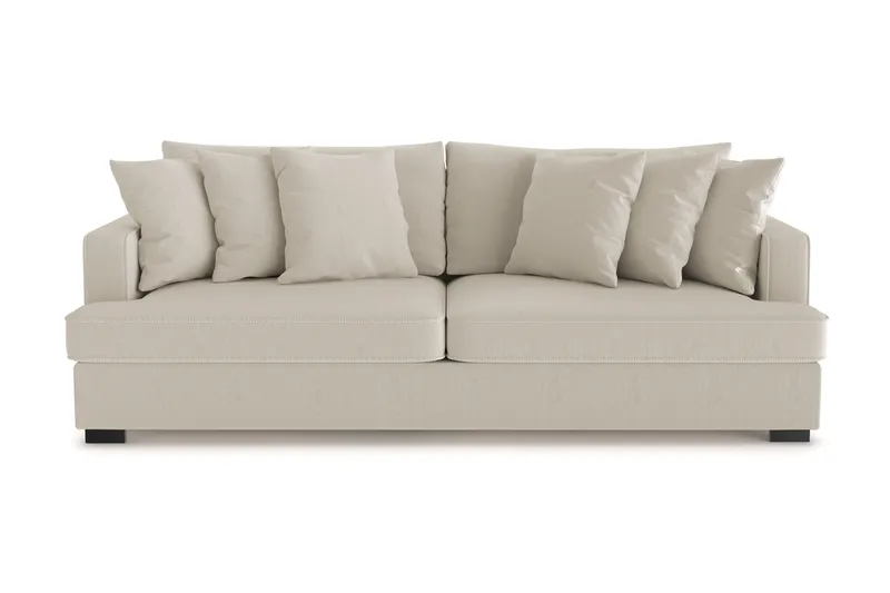 Rossita 4-sits Djup Soffa i Manchester - Greige - Möbler - Vardagsrum - Soffor - 4-sits soffor