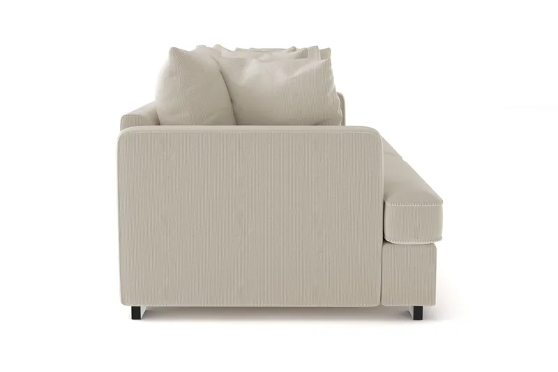 Rossita 4-sits Djup Soffa i Manchester - Greige - Möbler - Vardagsrum - Soffor - 4-sits soffor