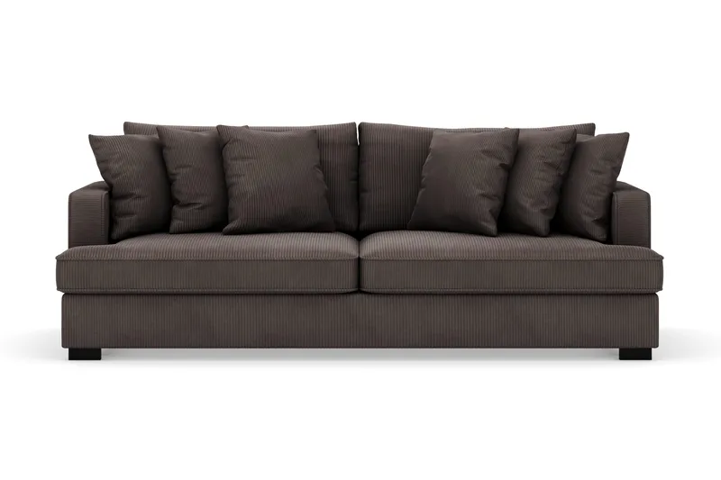 Rossita 4-sits Djup Soffa i Manchester, Mörkgrå