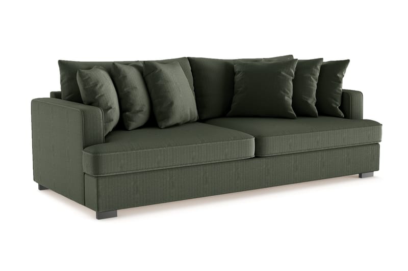 Rossita 4-sits Djup Soffa i Manchester - Mörkgrön - Möbler - Vardagsrum - Soffor - 4-sits soffor