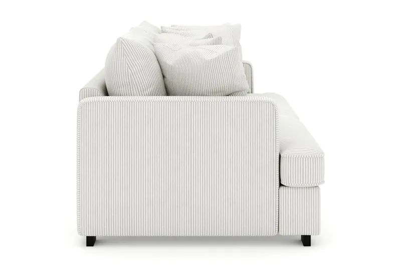 Rossita 4-sits Djup Soffa i Manchester - Offwhite - Möbler - Vardagsrum - Soffor - Sammetssoffor