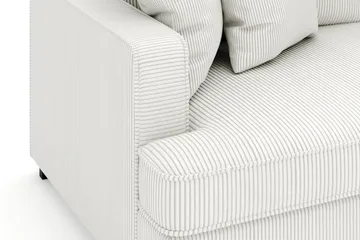 Rossita 4-sits Djup Soffa i Manchester - Offwhite - Möbler - Vardagsrum - Soffor - Sammetssoffor