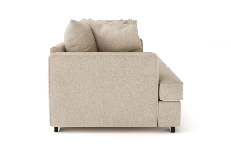 Rossita 4-sits Djup Soffa i Tyg - Beige - Möbler - Vardagsrum - Soffor - 4-sits soffor