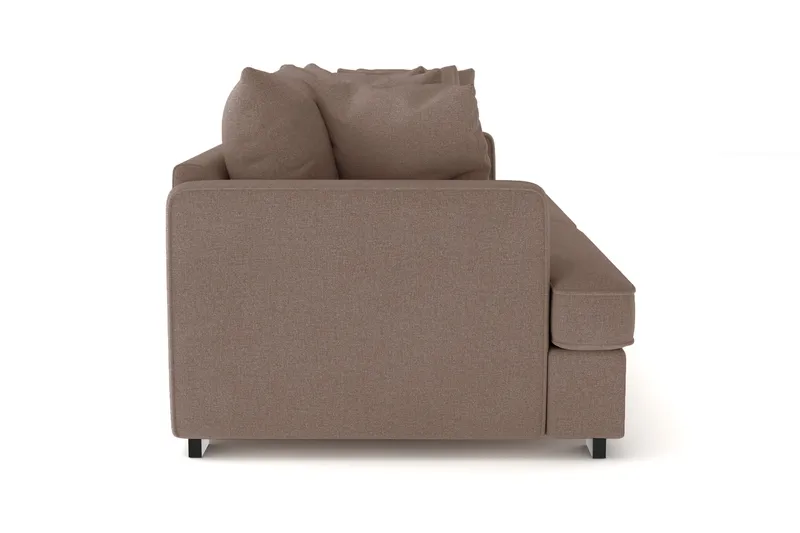 Rossita 4-sits Djup Soffa i Tyg - Brun - Möbler - Vardagsrum - Soffor - 4-sits soffor