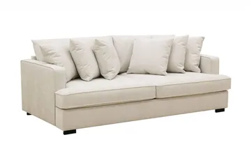 Rossita 4-sits Djup Tygsoffa - Beige - Möbler - Vardagsrum - Soffor - 4-sits soffor