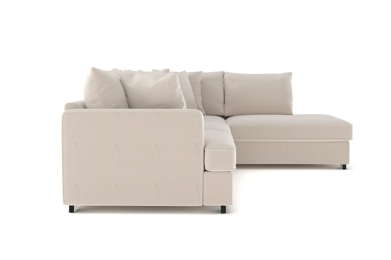 Rossita 4-sits Högervänd L-formad Djup Schäslongsoffa i Manchester - Beige - Möbler - Vardagsrum - Soffor - Divansoffa & schäslong