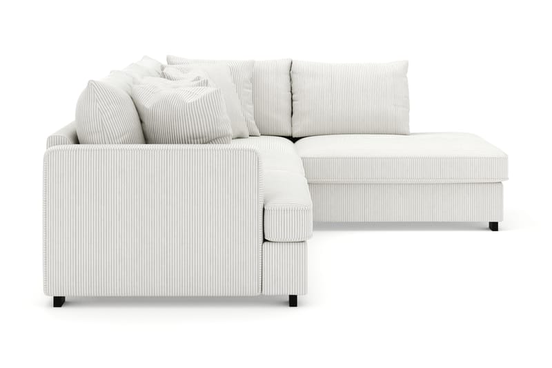 Rossita 4-sits Högervänd L-formad Djup Schäslongsoffa i Manchester - Offwhite - Möbler - Vardagsrum - Soffor - Divansoffa & schäslong