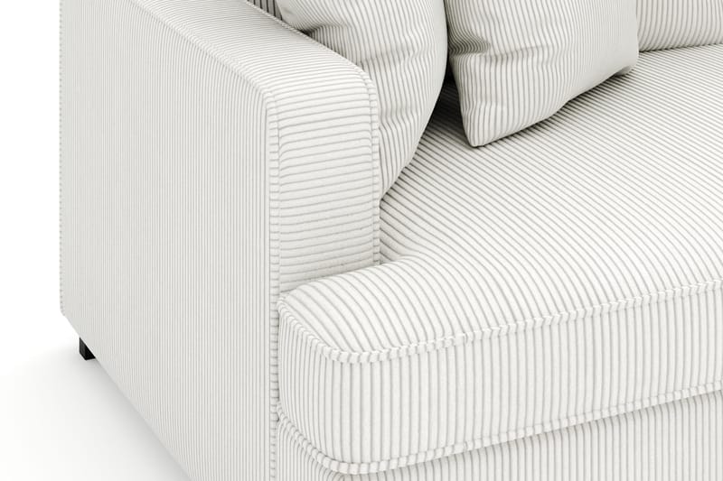 Rossita 4-sits Högervänd L-formad Djup Schäslongsoffa i Manchester - Offwhite - Möbler - Vardagsrum - Soffor - Divansoffa & schäslong