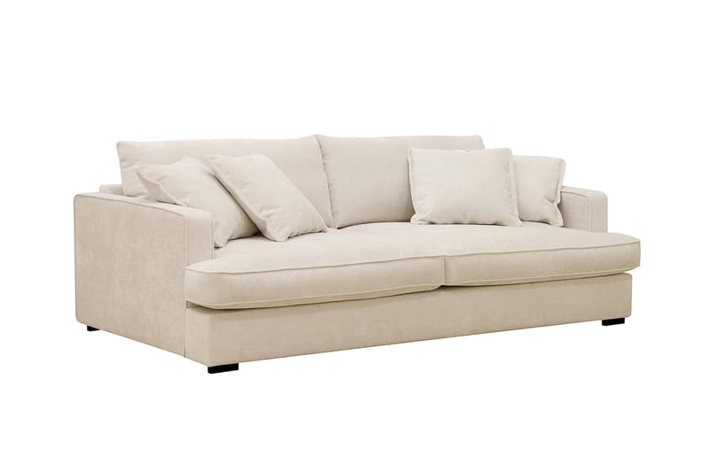 Rossita Lyx 2,5-sits Extra djup Soffa i Chenille - Beige - Möbler - Vardagsrum - Soffor - 3-sits soffor