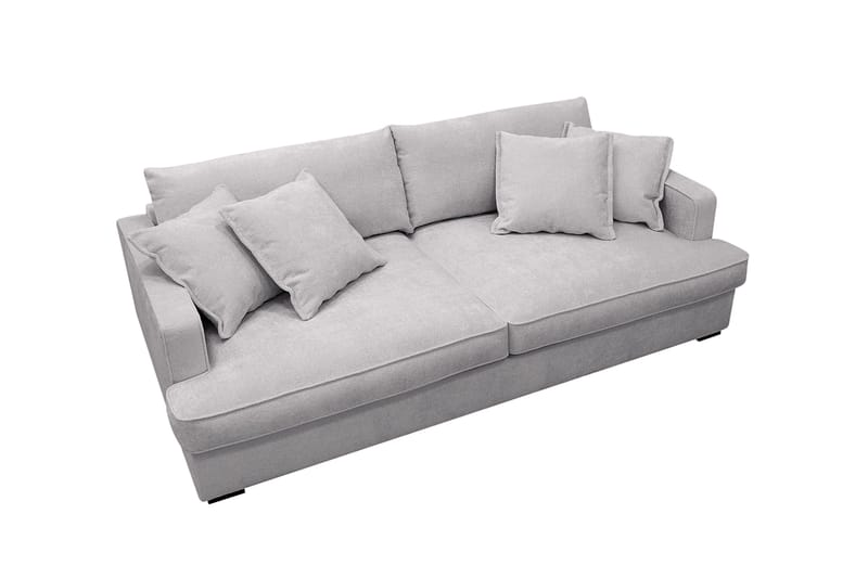 Rossita Lyx 2,5-sits Extra djup Soffa i Chenille - Grå - Möbler - Vardagsrum - Soffor - 3-sits soffor