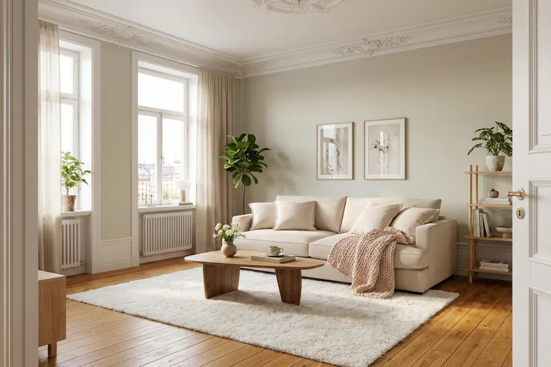 Rossita Lyx 2,5-sits Extra djup Soffa i Manchester - Beige - Möbler - Vardagsrum - Soffor - 3-sits soffor