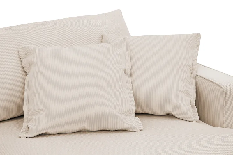 Rossita Lyx 2,5-sits Extra djup Soffa i Manchester - Beige - Möbler - Vardagsrum - Soffor - 3-sits soffor