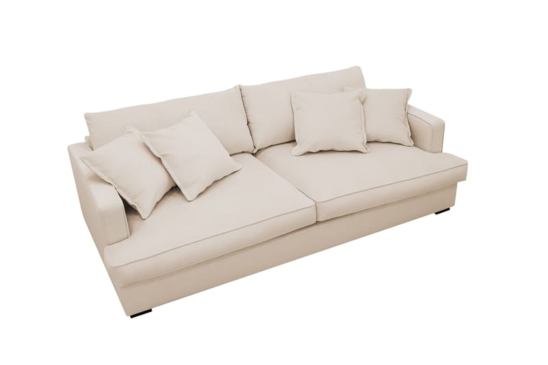 Rossita Lyx 2,5-sits Extra djup Soffa i Manchester - Beige - Möbler - Vardagsrum - Soffor - 3-sits soffor