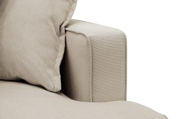 Rossita Lyx 2,5-sits Extra djup Soffa i Manchester - Kräm - Möbler - Vardagsrum - Soffor - 3-sits soffor