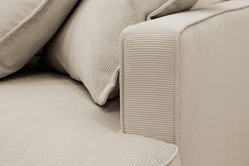 Rossita Lyx 2,5-sits Extra djup Soffa i Manchester - Kräm - Möbler - Vardagsrum - Soffor - 3-sits soffor