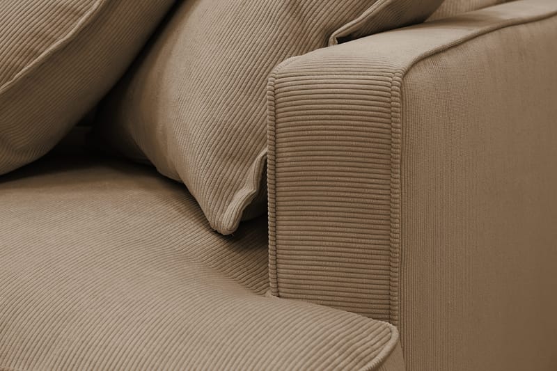 Rossita Lyx 2,5-sits Extra djup Soffa i Manchester - Ljusbrun - Möbler - Vardagsrum - Soffor - 3-sits soffor