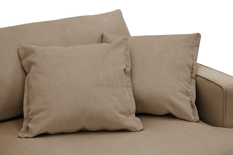 Rossita Lyx 2,5-sits Extra djup Soffa i Manchester - Ljusbrun - Möbler - Vardagsrum - Soffor - 3-sits soffor