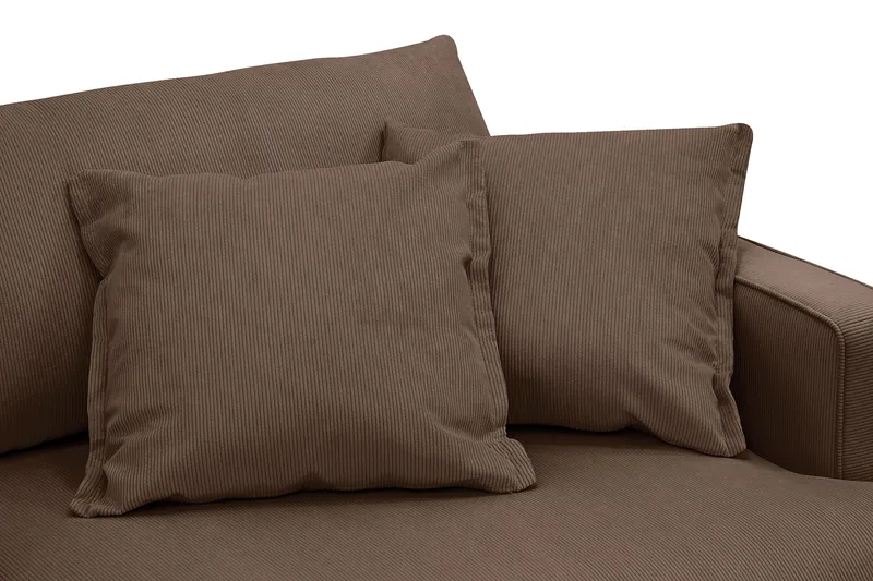 Rossita Lyx 2,5-sits Extra djup Soffa i Manchester - Mörkbrun - Möbler - Vardagsrum - Soffor - 3-sits soffor