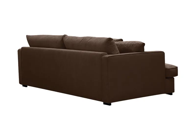 Rossita Lyx 2,5-sits Extra djup Soffa i Manchester - Mörkbrun - Möbler - Vardagsrum - Soffor - 3-sits soffor