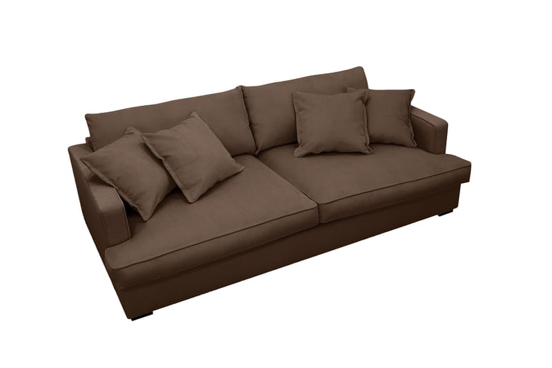 Rossita Lyx 2,5-sits Extra djup Soffa i Manchester - Mörkbrun - Möbler - Vardagsrum - Soffor - 3-sits soffor