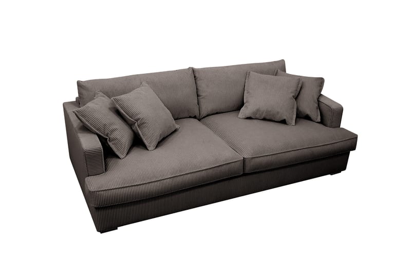 Rossita Lyx 2,5-sits Extra djup Soffa i Manchester - Mörkgrå - Möbler - Vardagsrum - Soffor - 3-sits soffor
