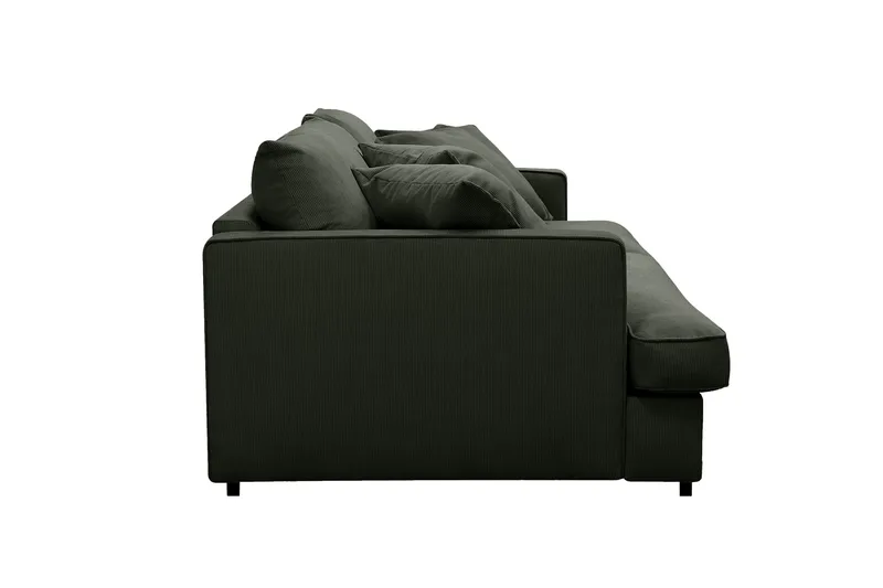 Rossita Lyx 2,5-sits Extra djup Soffa i Manchester - Mörkgrön - Möbler - Vardagsrum - Soffor - 3-sits soffor