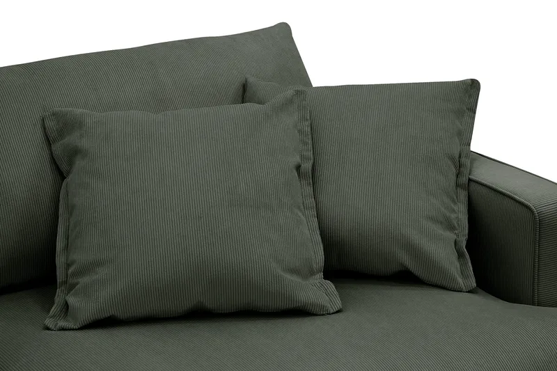 Rossita Lyx 2,5-sits Extra djup Soffa i Manchester - Mörkgrön - Möbler - Vardagsrum - Soffor - 3-sits soffor