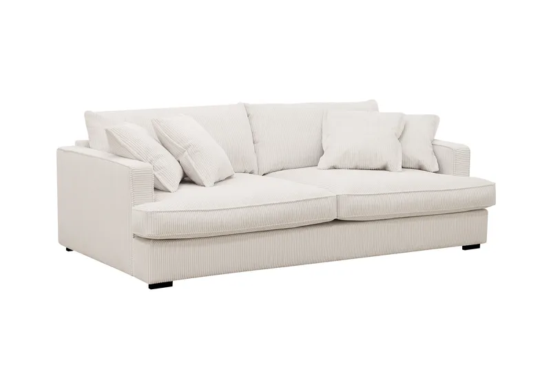 Rossita Lyx 2,5-sits Extra djup Soffa i Manchester - Offwhite - Möbler - Vardagsrum - Soffor - 3-sits soffor