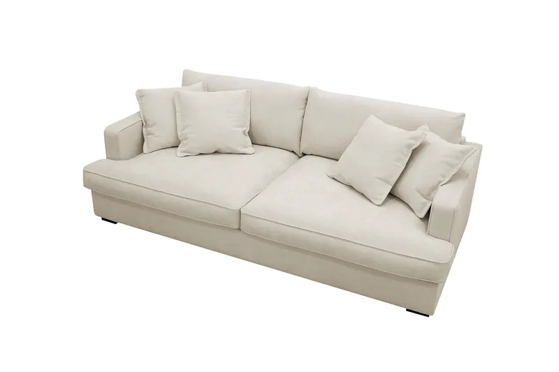 Rossita Lyx 2,5-sits Extra djup Soffa i Tyg - Beige - Möbler - Vardagsrum - Soffor - 3-sits soffor