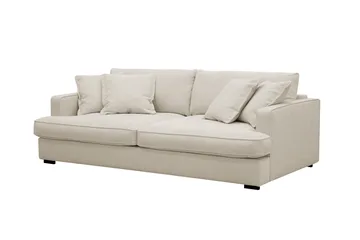 Rossita Lyx 2,5-sits Extra djup Soffa i Tyg - Beige - Möbler - Vardagsrum - Soffor - 3-sits soffor