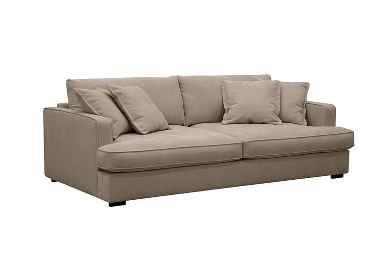 Rossita Lyx 2,5-sits Extra djup Soffa i Tyg - Brun - Möbler - Vardagsrum - Soffor - 3-sits soffor