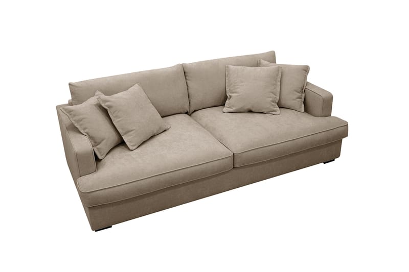 Rossita Lyx 2,5-sits Extra djup Soffa i Tyg - Brun - Möbler - Vardagsrum - Soffor - 3-sits soffor