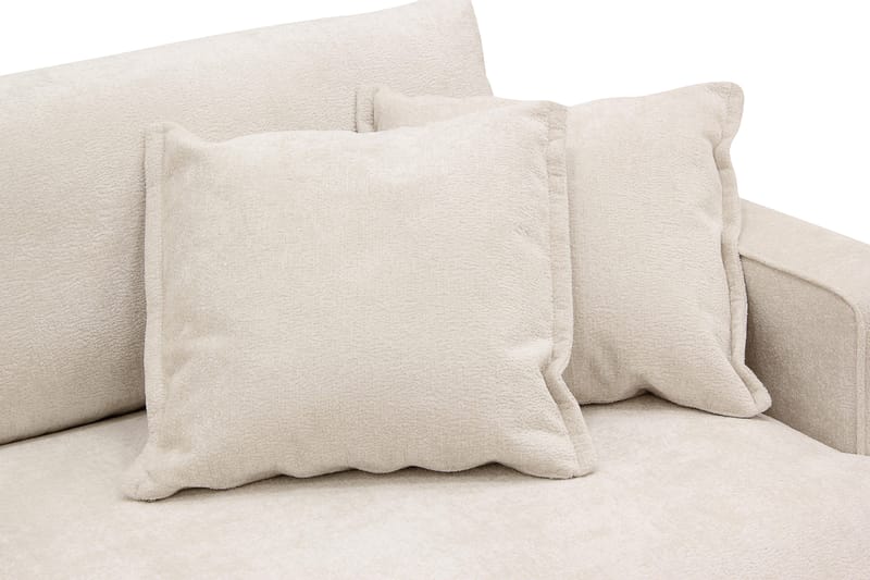 Rossita Lyx 3-sits Extra djup Soffa i Chenille - Beige - Möbler - Vardagsrum - Soffor - 3-sits soffor