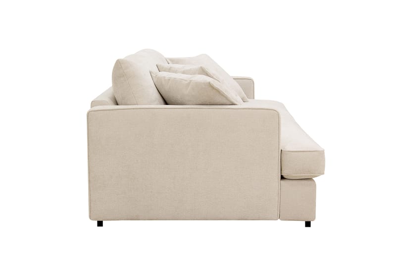 Rossita Lyx 3-sits Extra djup Soffa i Chenille - Beige - Möbler - Vardagsrum - Soffor - 3-sits soffor