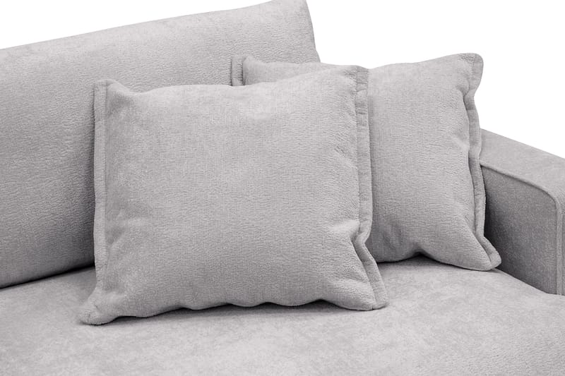 Rossita Lyx 3-sits Extra djup Soffa i Chenille - Grå - Möbler - Vardagsrum - Soffor - 3-sits soffor